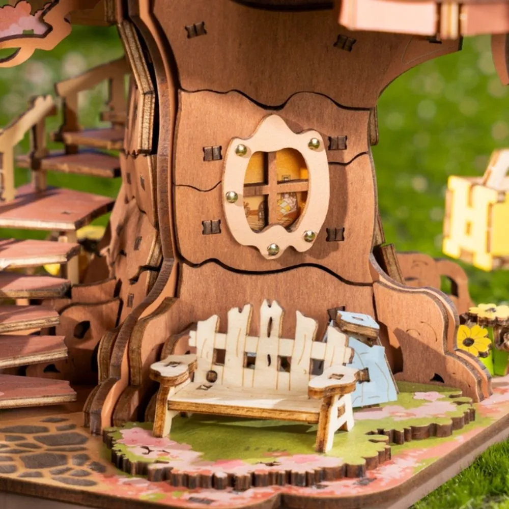 Figured'Art Sakura Boomhuis 3D puzzel 535 stukjes Japans