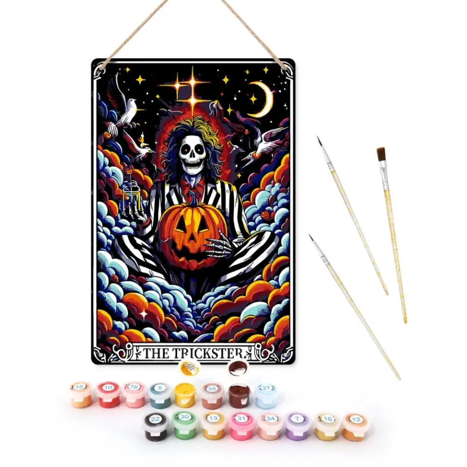 Figured'Art De Grappenmaker Zwart & Wit Strepen metalen poster 30x20 cm