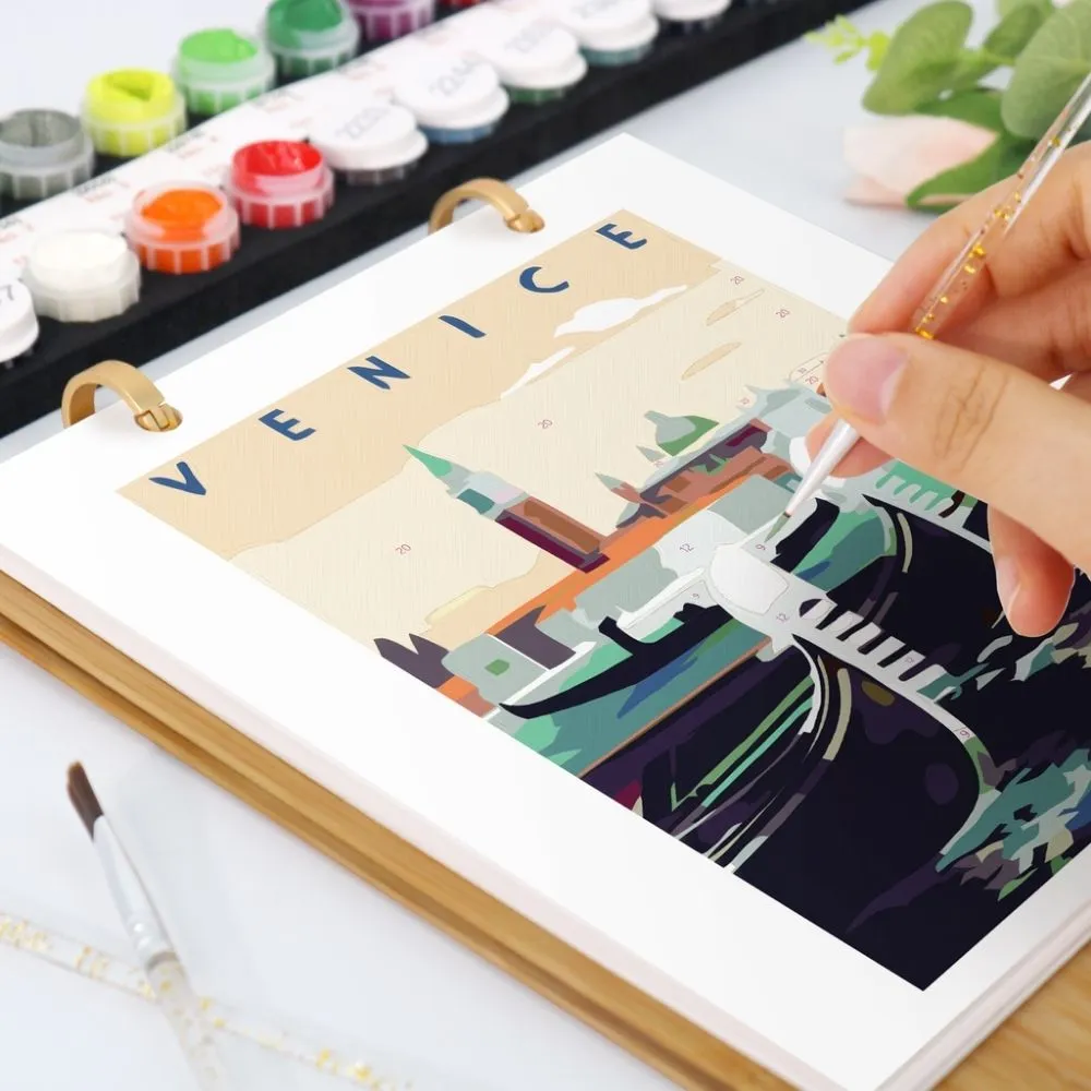 Figured'Art Reizen door de Wereld schilderen op nummer kalender 2027