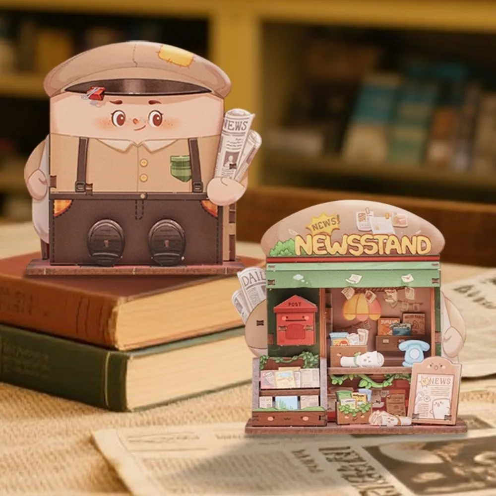 Figured'Art Kleine Krantenkiosk miniatuurhuisje 50 delen