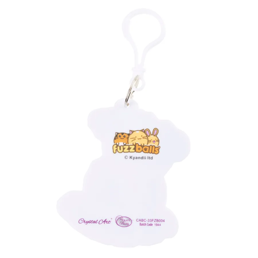 Craft Buddy Crystal Art Go Away I'm Gaming sleutelhanger Ollie 9cm