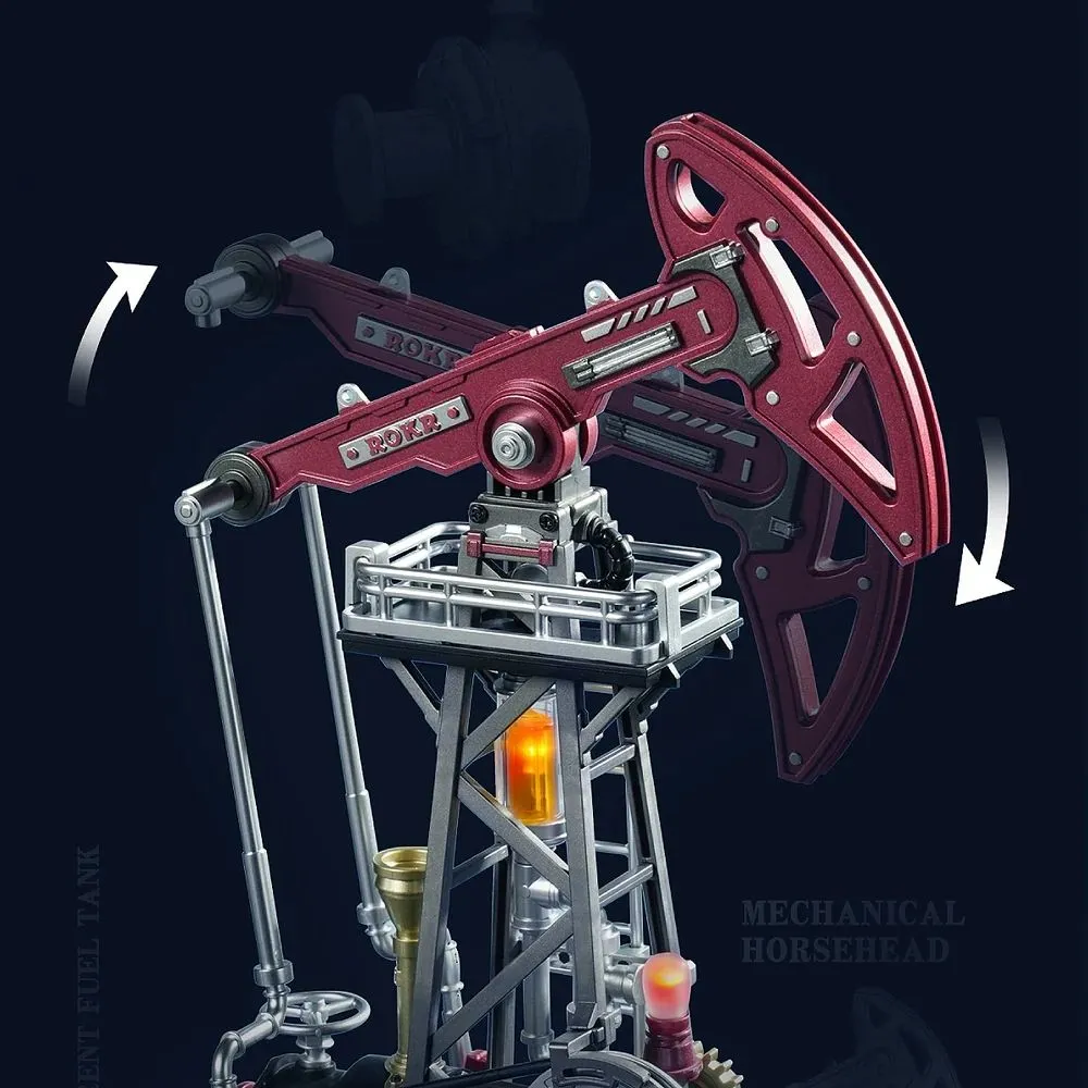 Figured'Art Olie-extractor 3D puzzel 127 stukjes met beweging