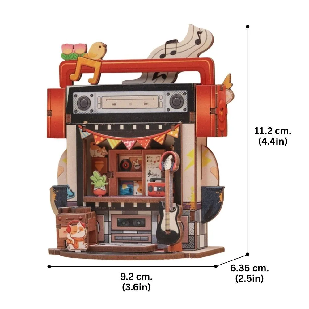 Figured'Art Platenwinkel miniatuurhuisje bouwpakket 50 delig