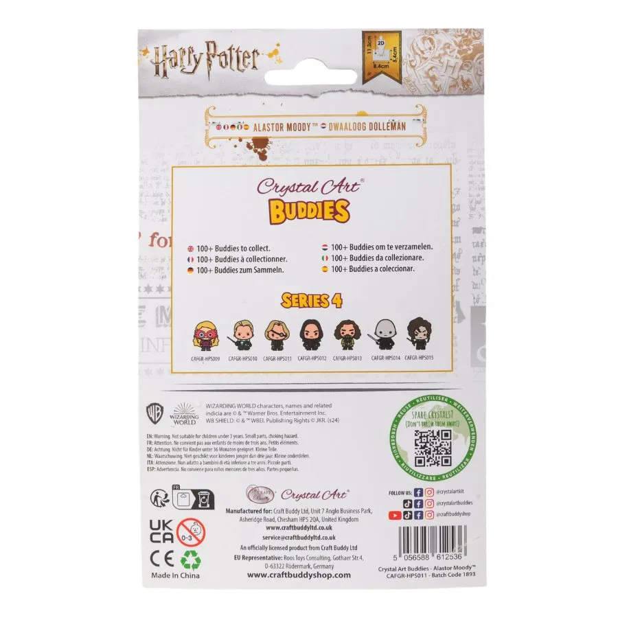 Craft Buddy Alastor Moody Crystal Art Buddies diamond painting