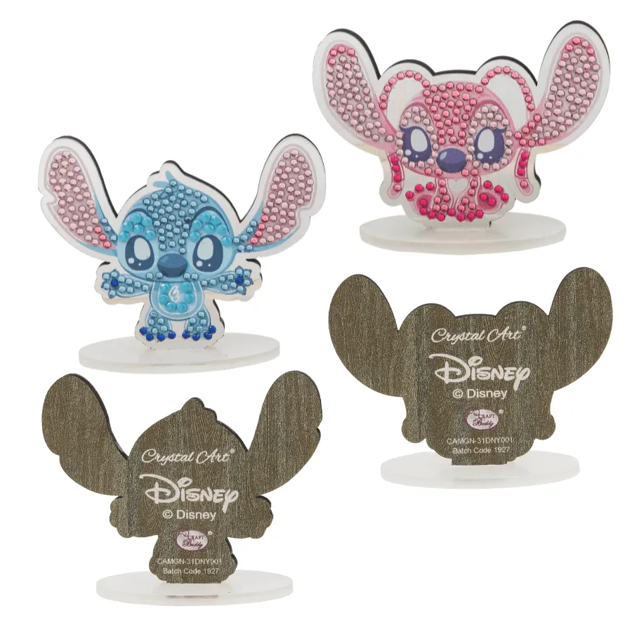 Craft Buddy Crystal Art Stitch & Angel Mag Buddies set van 2