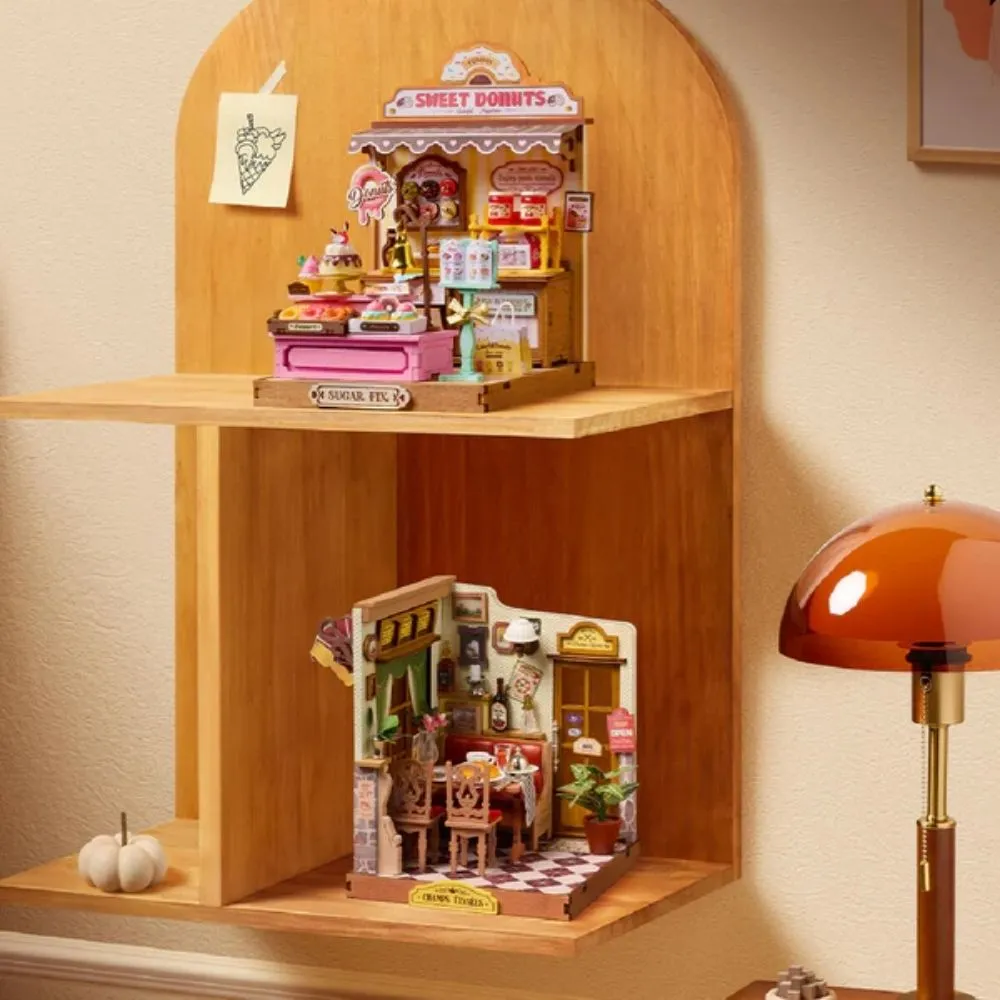 Figured'Art Sweetie donutwinkel miniatuurhuisje 3D puzzel 141-delig