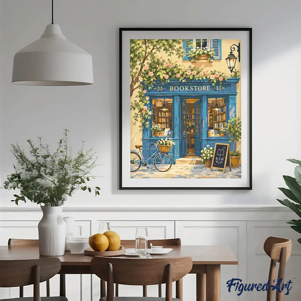 Figured'Art Toevluchtsoord voor Lezers schilderen op nummer 40x50