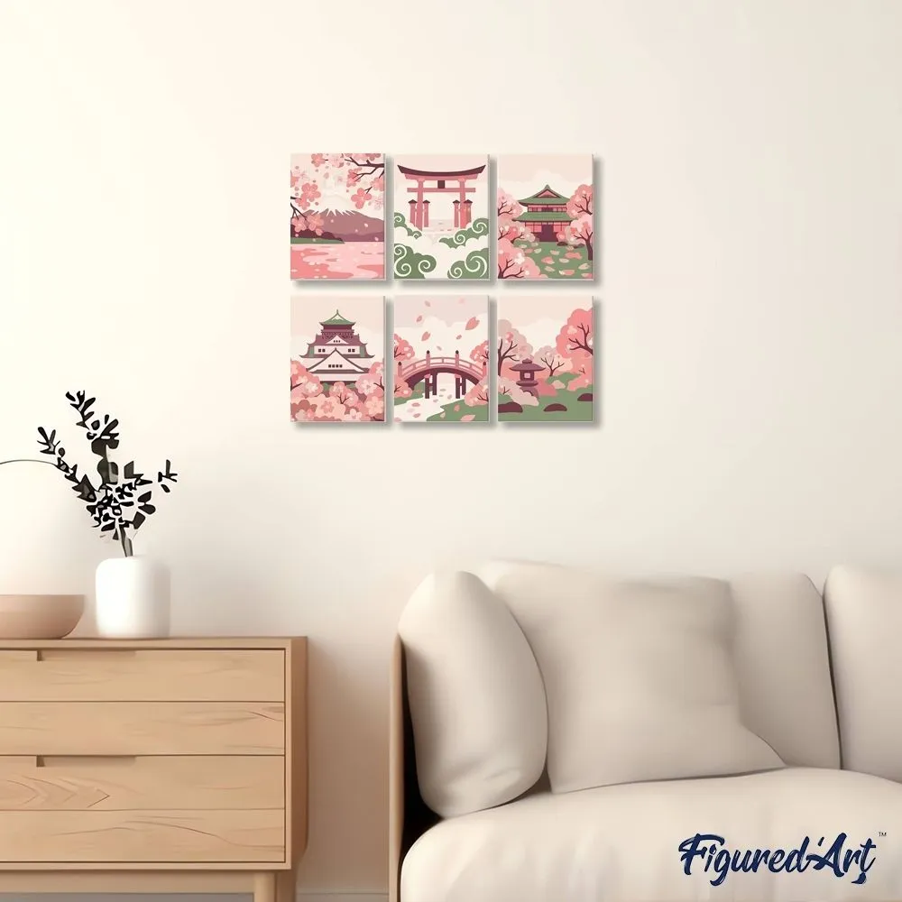 Figured'Art Mini Schilderen op Nummer Geest van Japan 6x15x20cm