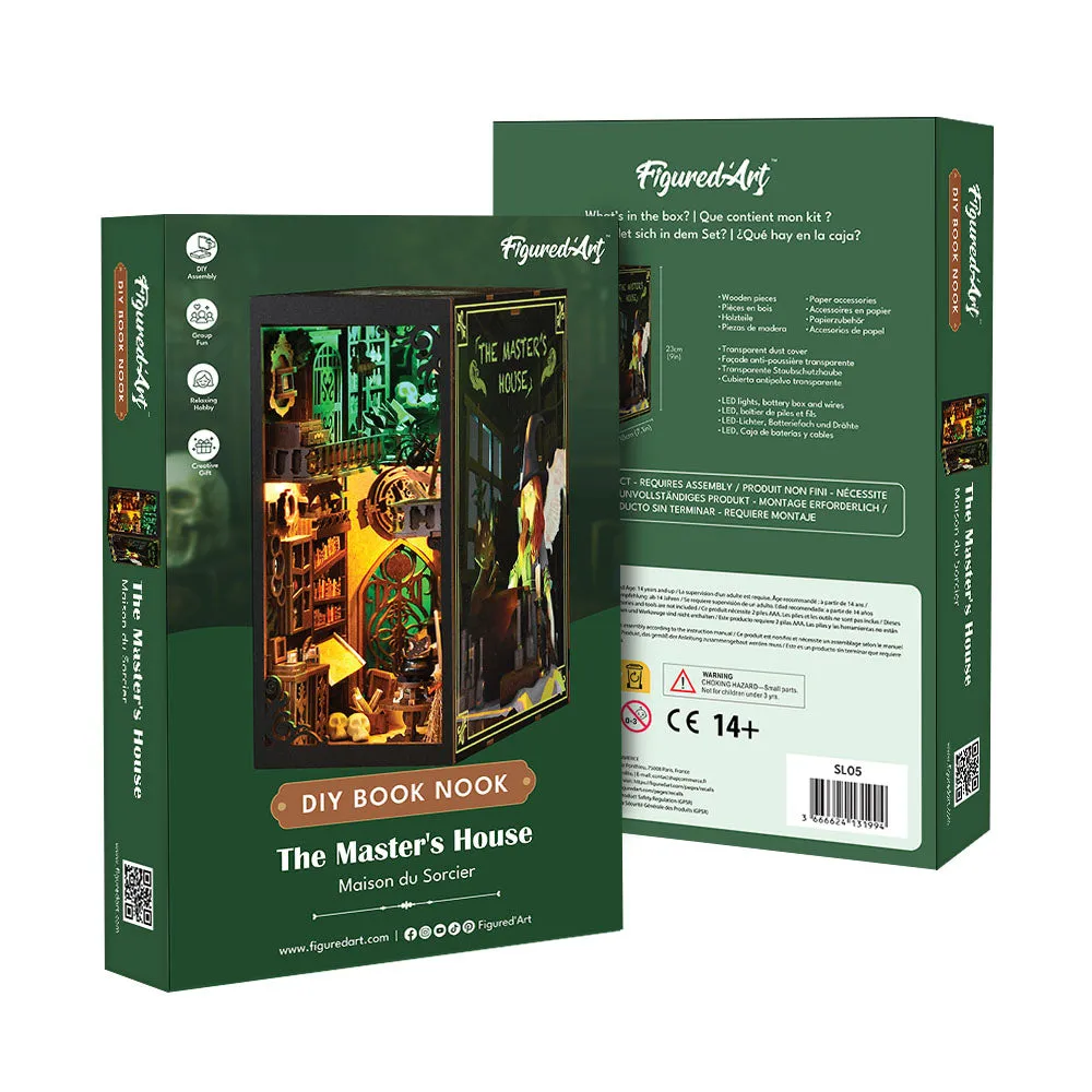 Figured'Art Het Huis van de Tovenaar book nook 18x11x23cm