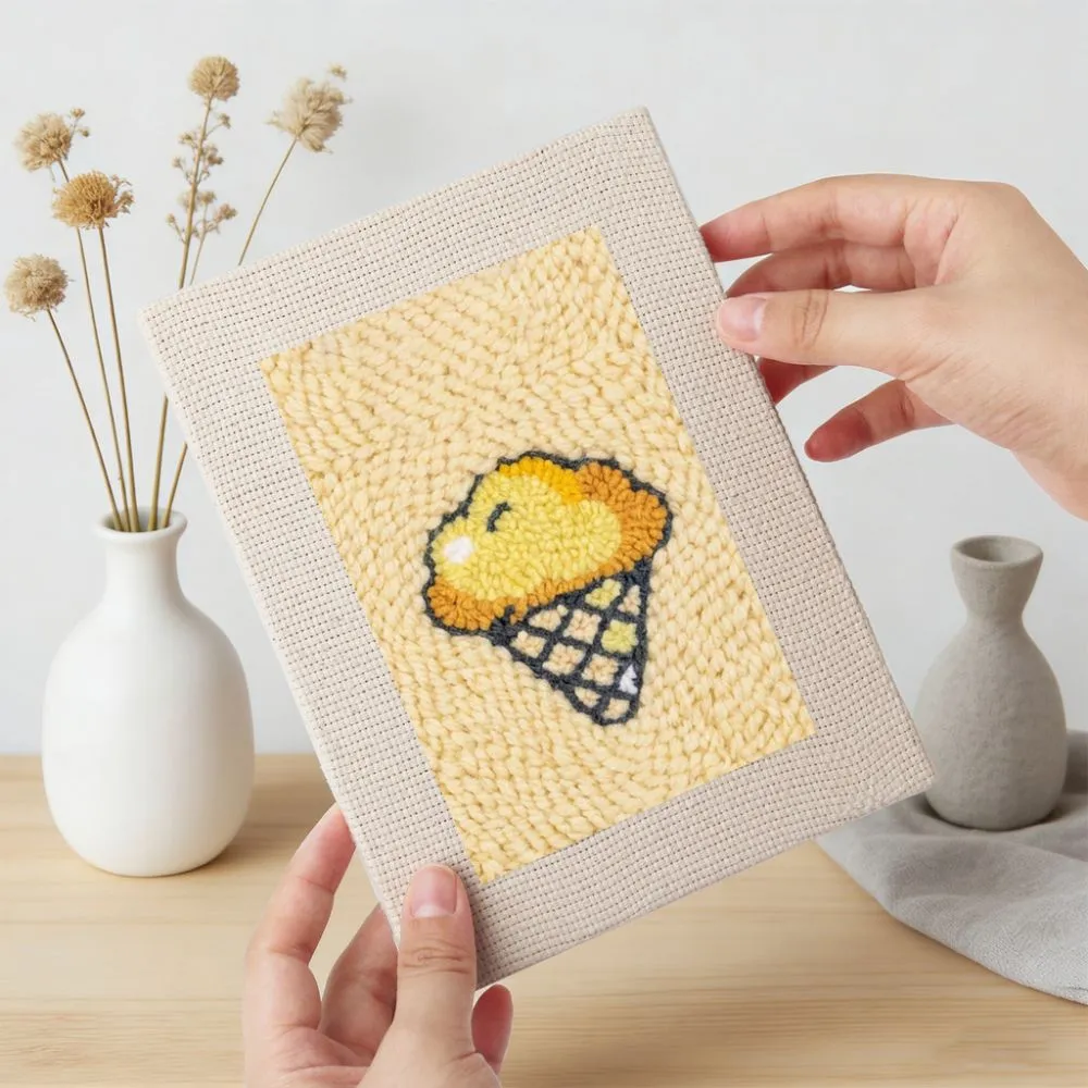 Figured'Art Punch Needle Heerlijke Hapjes set 4 frames 15x20cm