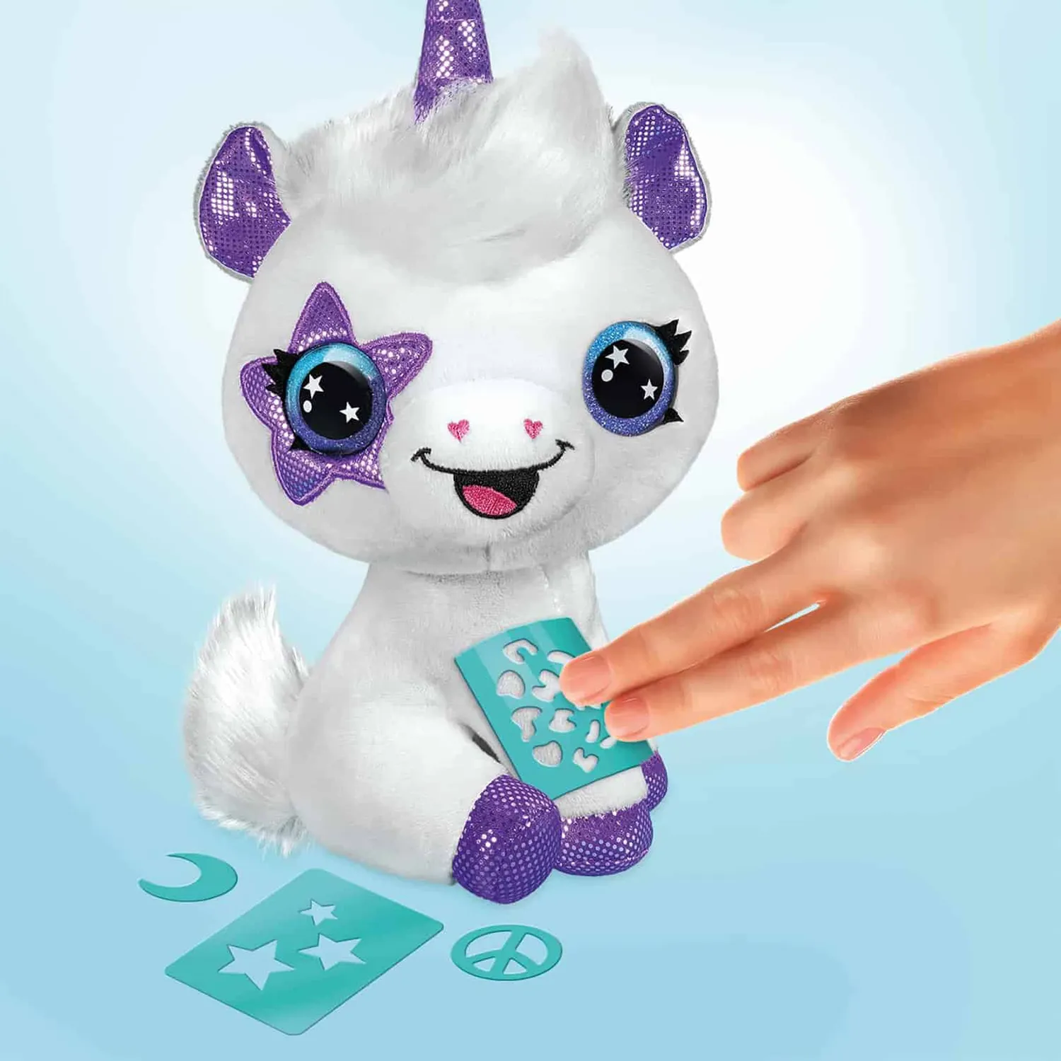 Canal Toys Airbrush Plush Unicorn knuffel washbaar