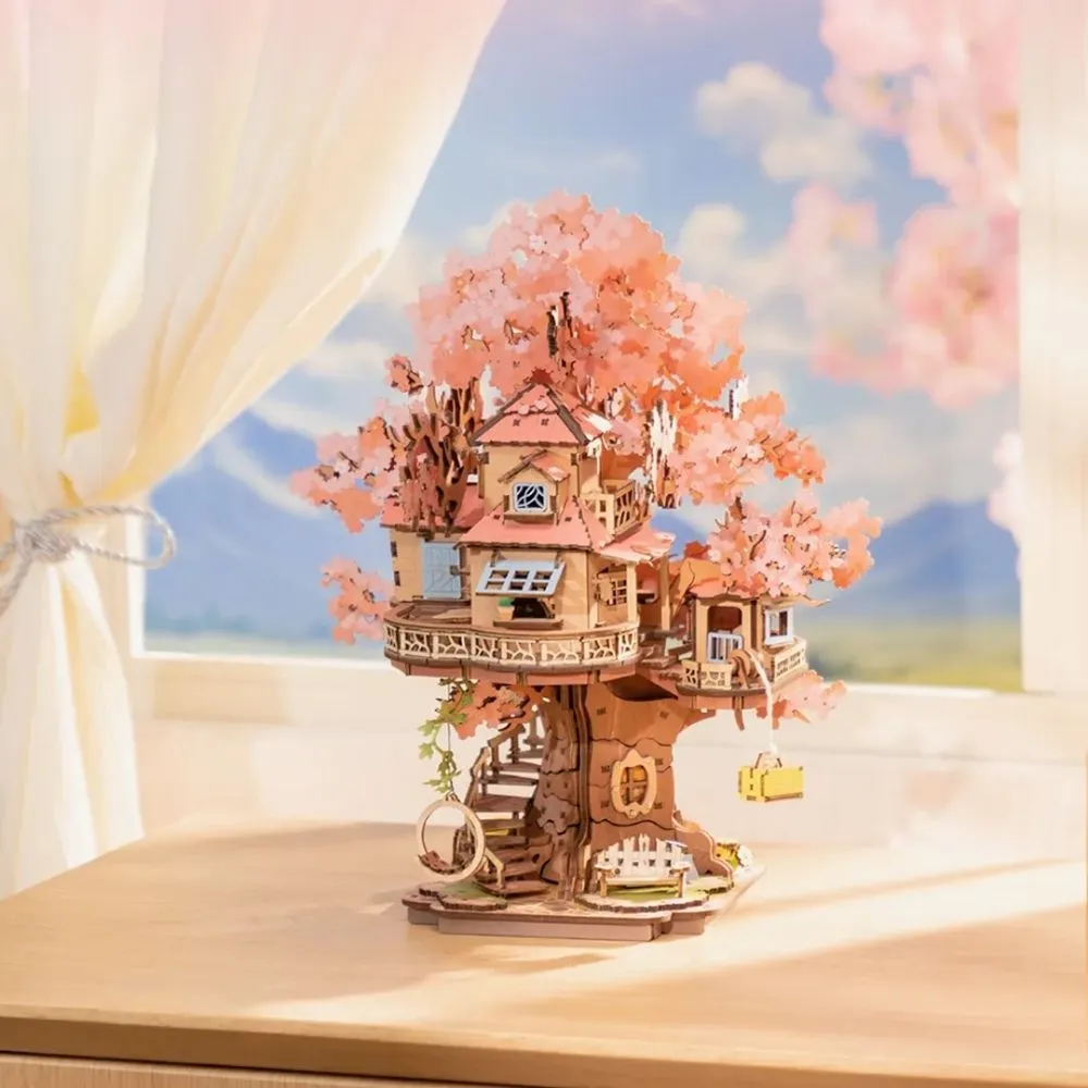 Figured'Art Sakura Boomhuis 3D puzzel 535 stukjes Japans