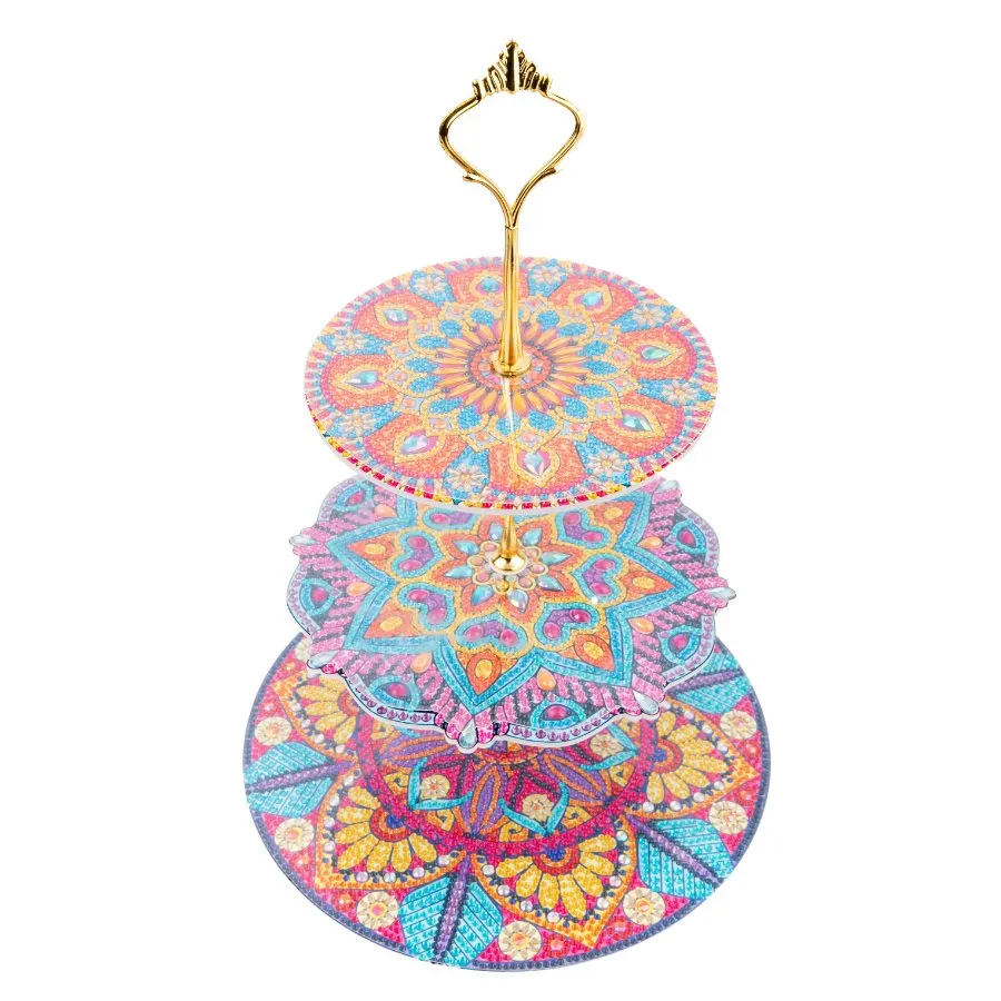 Craft Buddy Crystal Art Three Tier etagere taartstandaard 3-laags