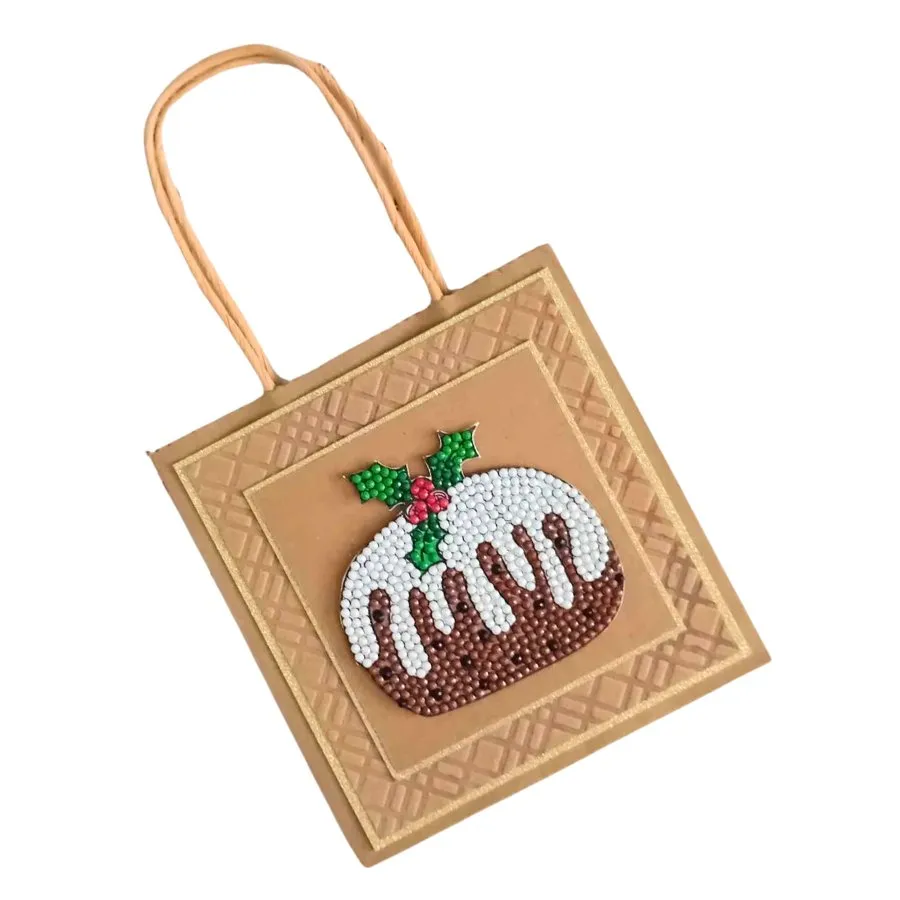 Craft Buddy Crystal Art Plum Pudding A6 stempelset 9 stuks