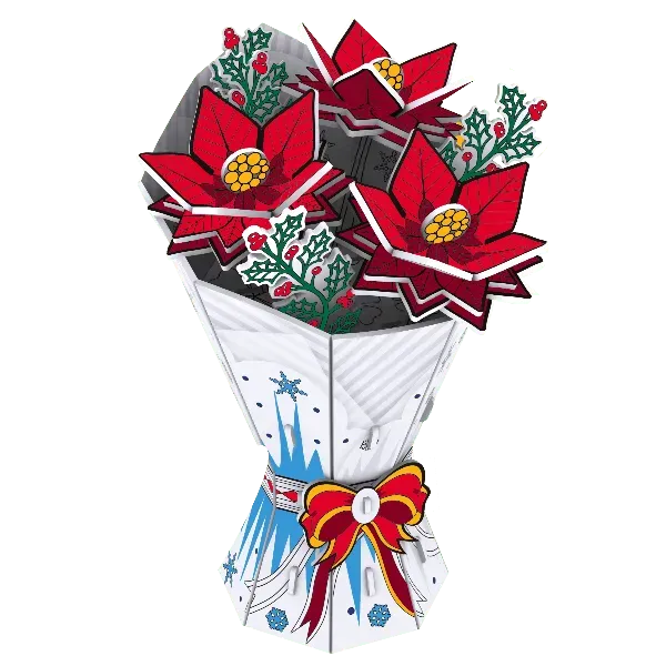 Craft Buddy 3D Colour Me Pretty Poinsettia puzzel 13x17x20cm