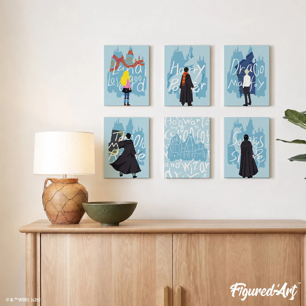 Figured'Art Harry Potter Kijkend naar de Toekomst mini schilderen op nummer 15x20cm 6 stuks