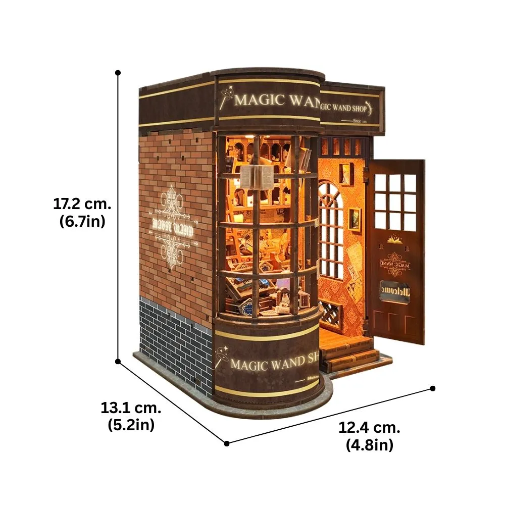 Figured'Art Toverstaf Winkel book nook 208 stuks met LED