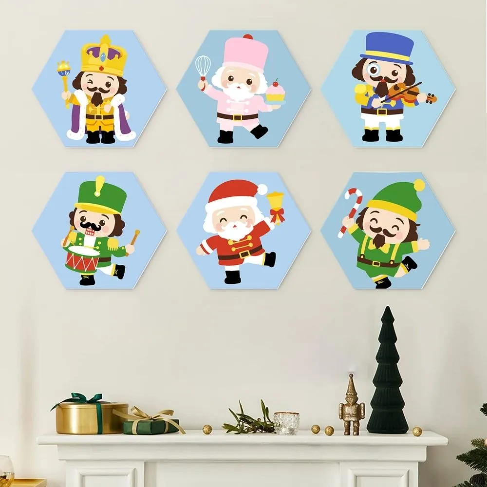 Figured'Art Mini Serie Vrolijke personages schilderen op nummer zeshoek
