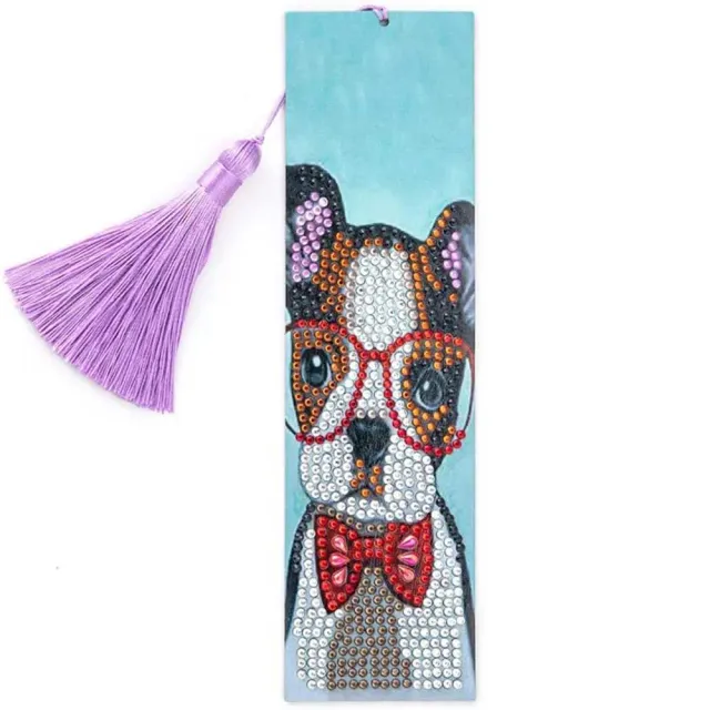 Figured'Art Hond diamond painting boekenlegger 21x6 cm