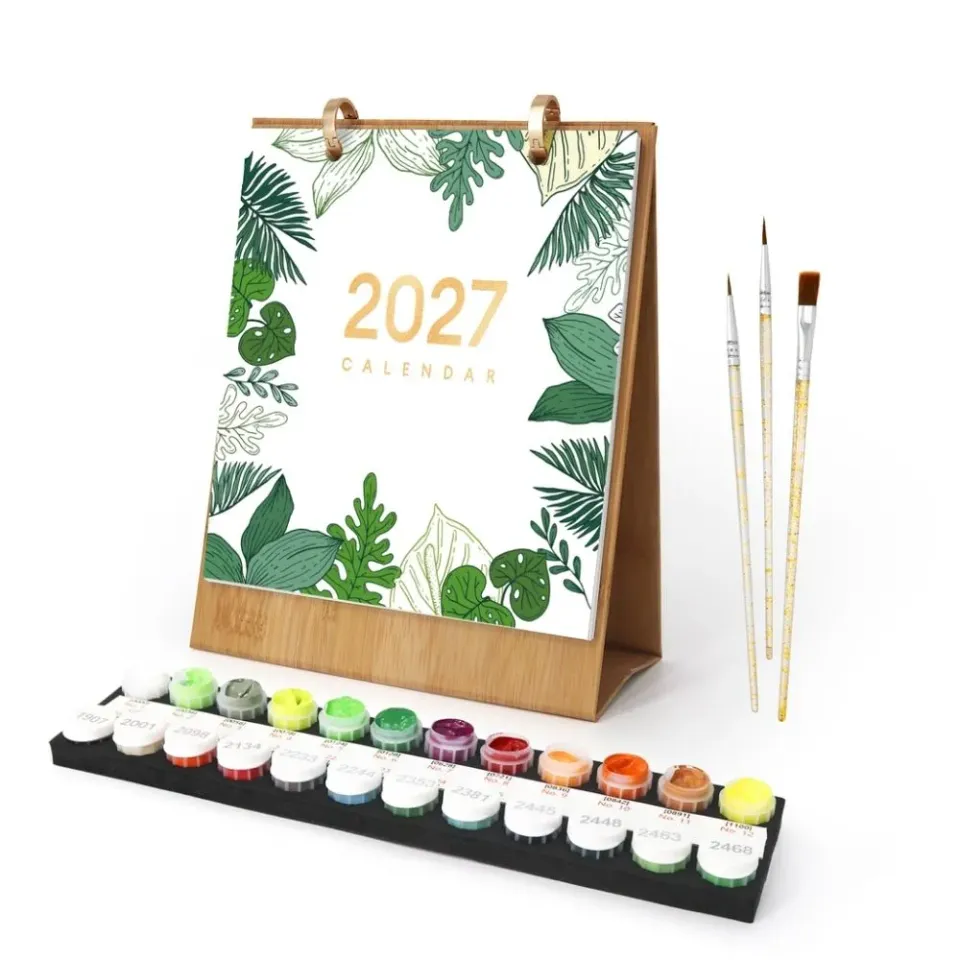 Figured'Art Kamerplanten in Pot kalender schilderen op nummer 2027
