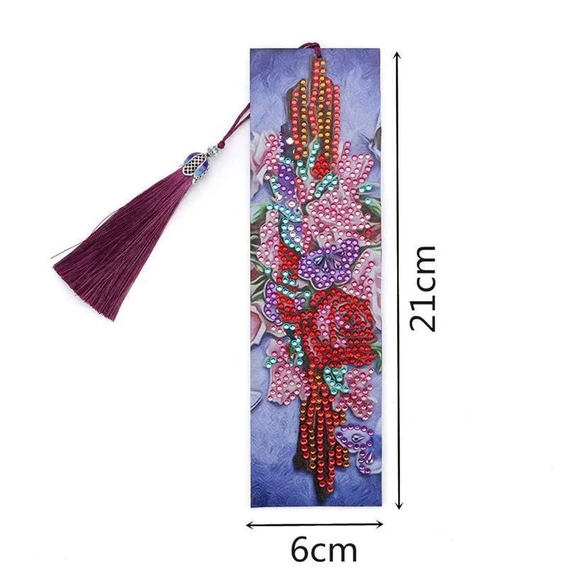 Figured'Art Diamond Painting Bloemenboeket boekenleggers 21x6 cm