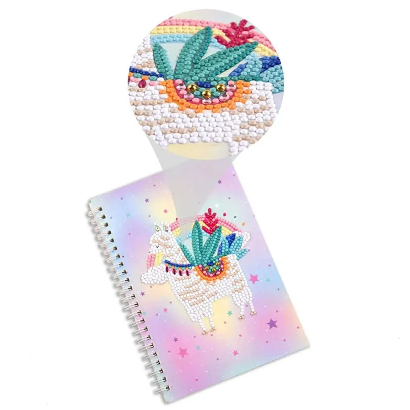 Figured'Art Mindeur Lama diamond painting notitieboekje A5 60 pagina's