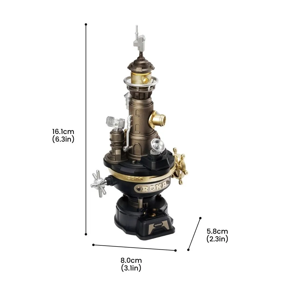 Figured'Art Navi-vuurtoren 3D puzzel 60 stukjes met LED 8x5,8x16,1cm