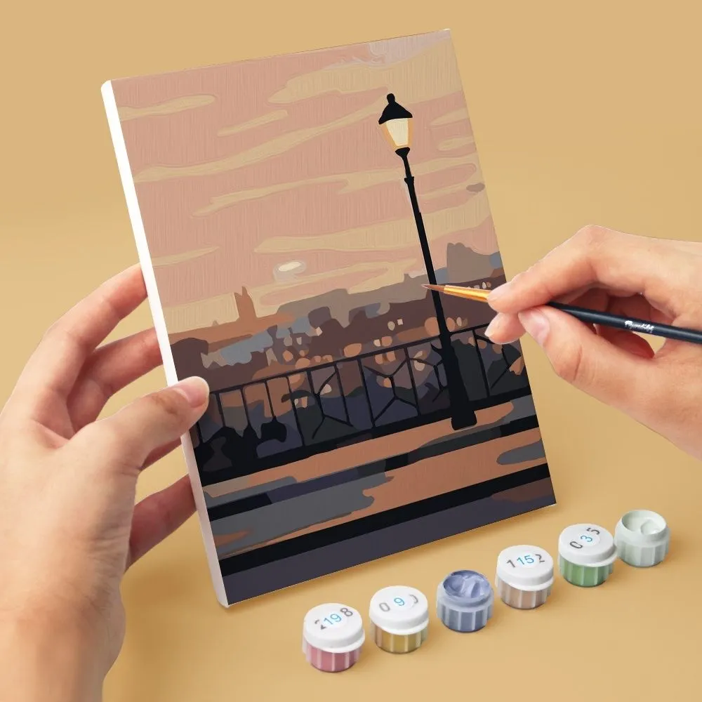 Figured'Art Parijse Charme mini schilderen op nummer 15x20 6 stuks stad