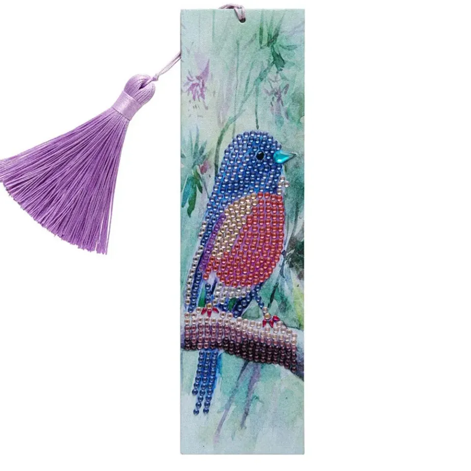 Figured'Art Vogel diamond painting bladwijzers 21x6cm knutselen