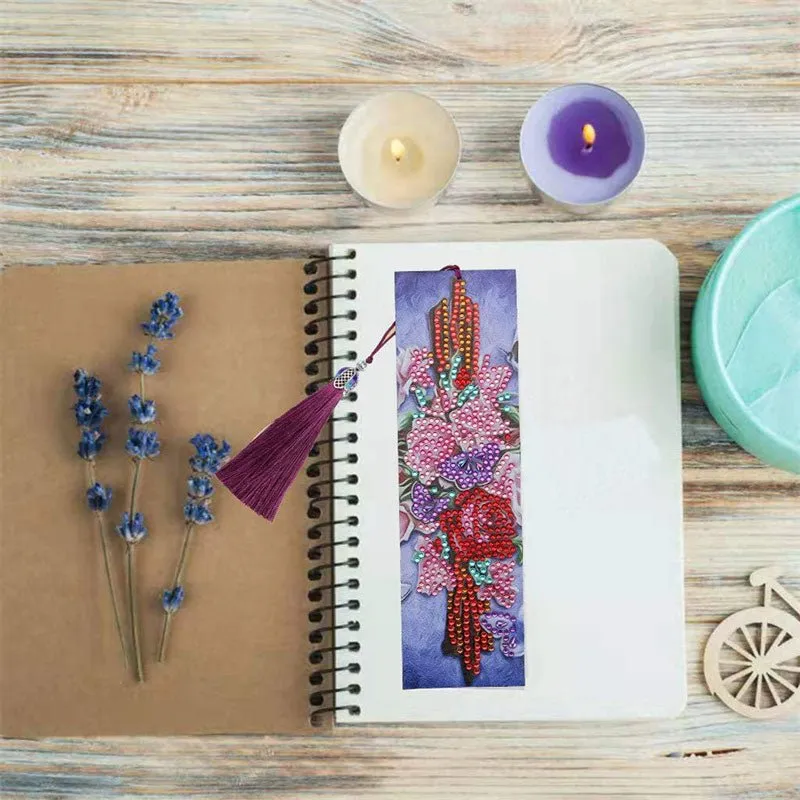 Figured'Art Diamond Painting Bloemenboeket boekenleggers 21x6 cm
