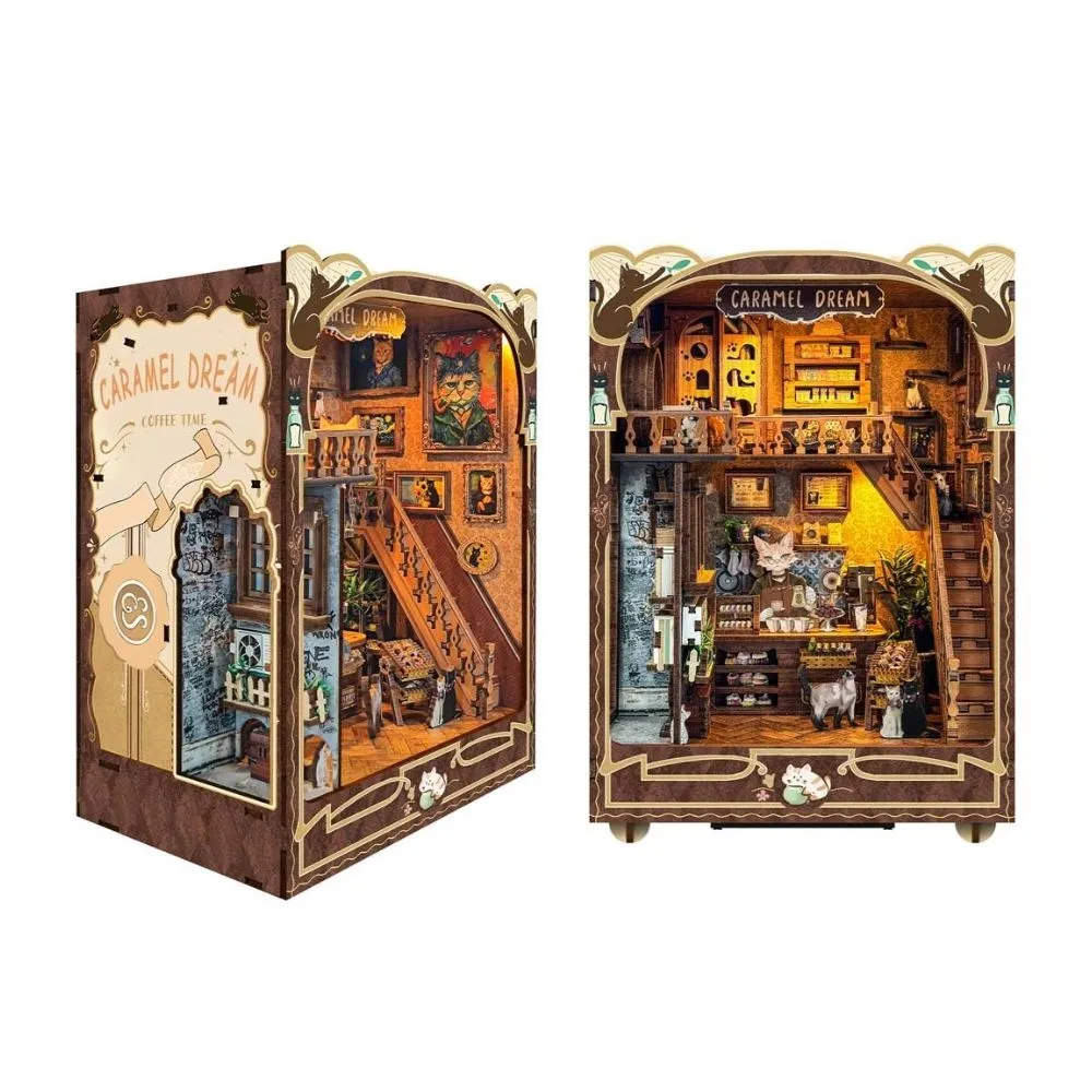 Figured'Art Book Nook Karamel Dromen bouwpakket 330 stuks