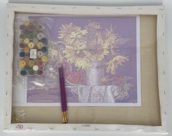 Craft Buddy Summer Table schilderen op nummer canvas 40x50 zomer