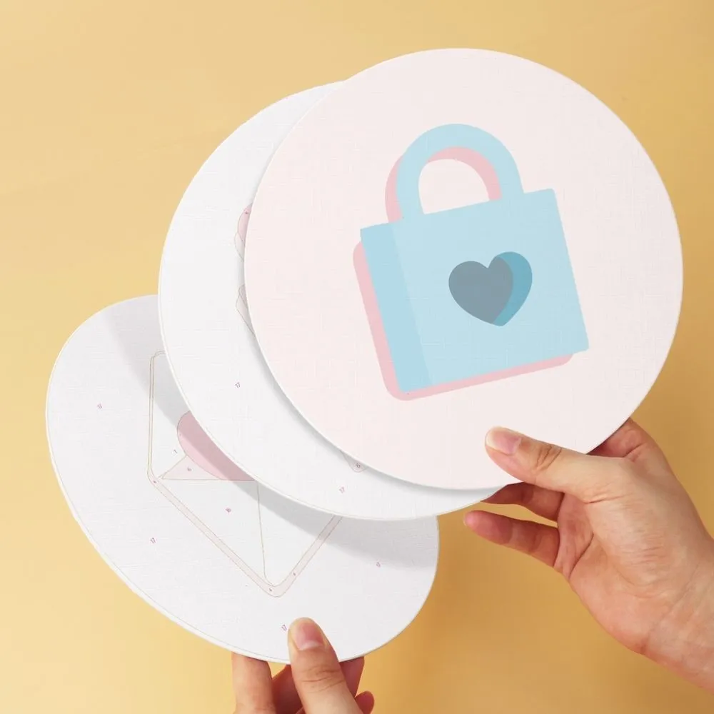 Figured'Art Mini Serie Liefdesbriefjes schilderen op nummer 6 schijven