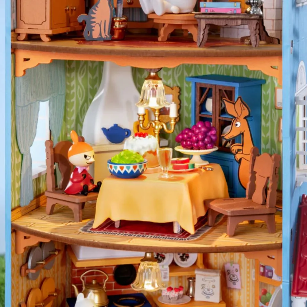 Figured'Art Moominhuis miniatuurhuisje 3D puzzel met LED 100 st