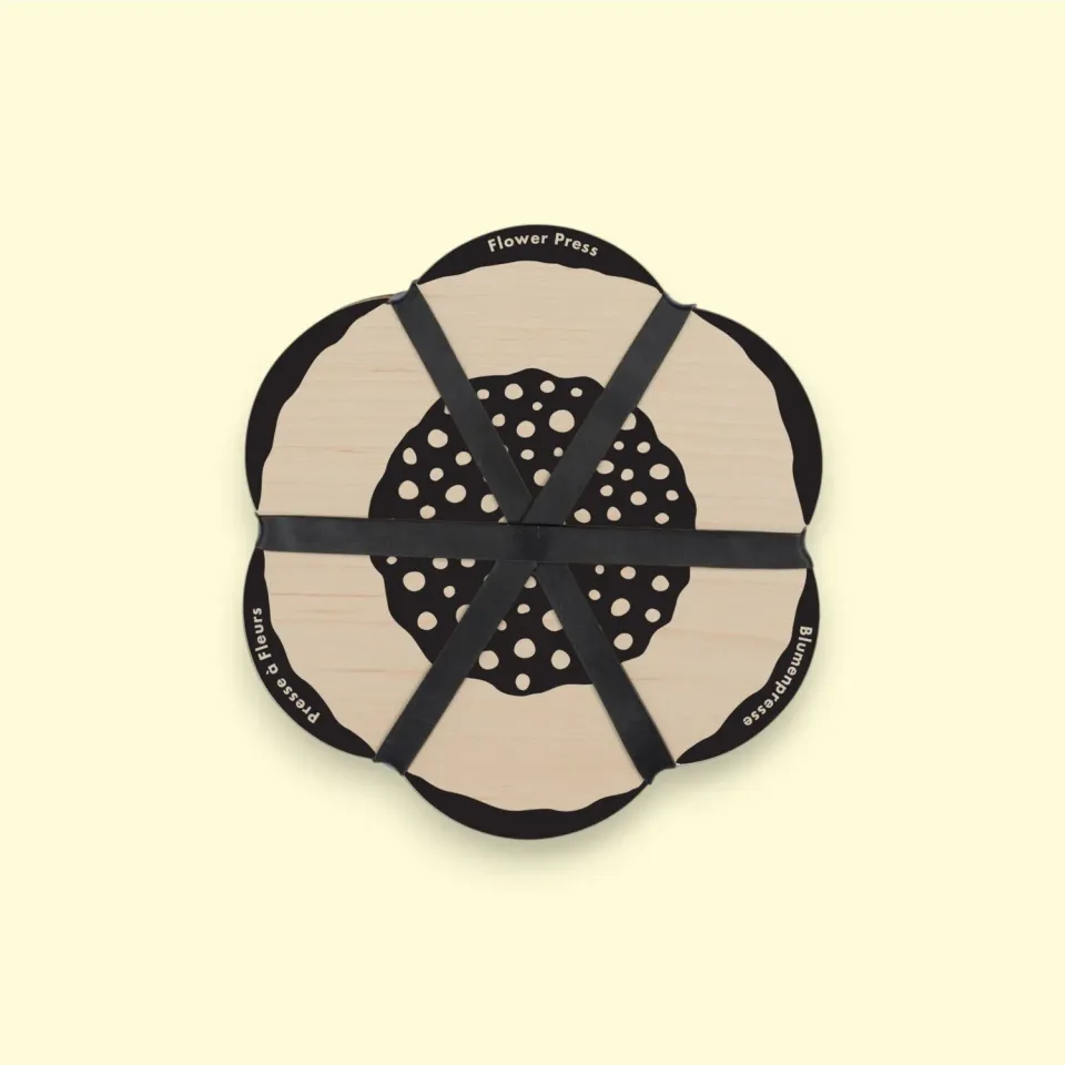Studio Wald Flower Shaped Press Silhouette Dotted bloemenpers 15 cm