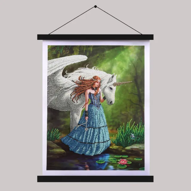 Craft Buddy Crystal Art Enchanted Pool diamond painting scroll 40x50 cm