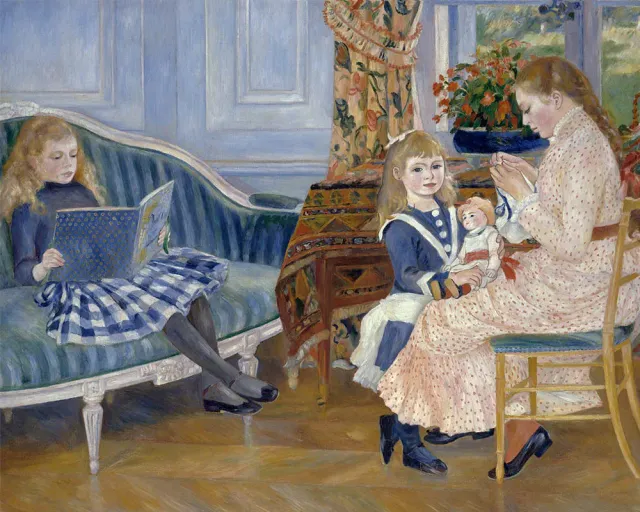 Figured'Art Kindermiddag in Wargemont diamond painting Renoir