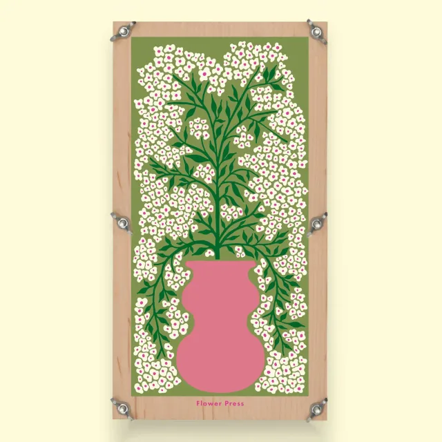 Studio Wald Large Flower Press bloemenpers Forget Me Not 28 cm