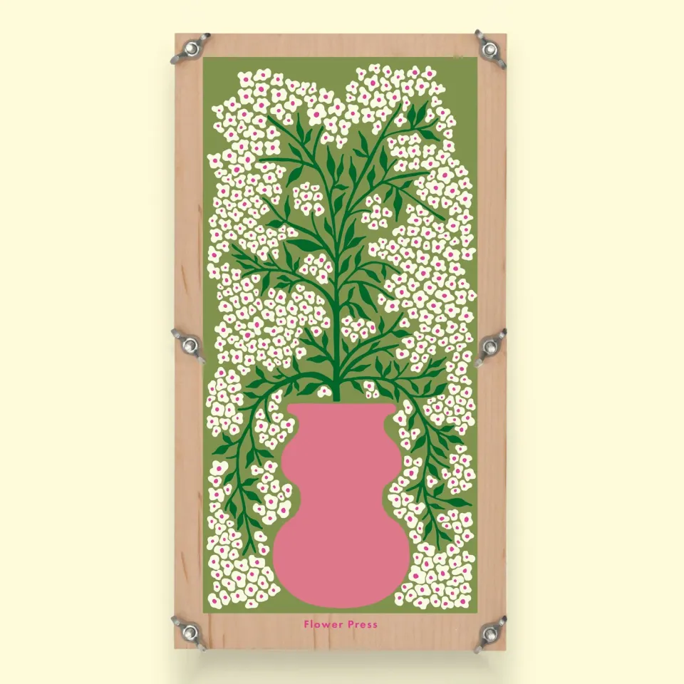 Studio Wald Large Flower Press bloemenpers Forget Me Not 28 cm