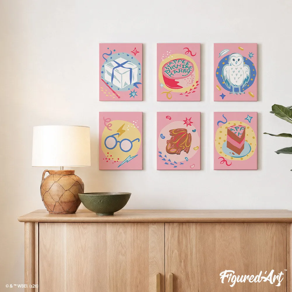 Figured'Art Gefeliciteerd Harry Potter schilderen op nummer 15x20cm 6 stuks