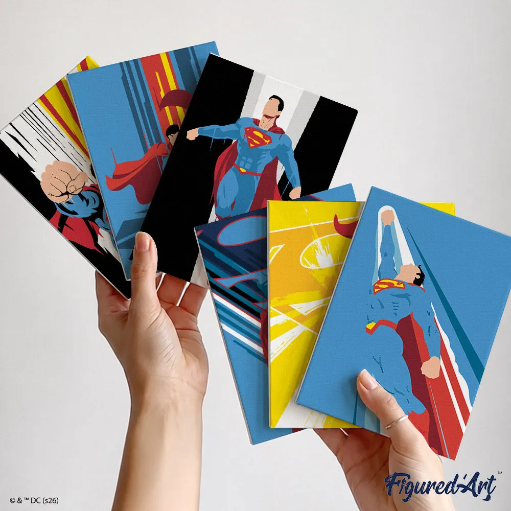 Figured'Art Mini Serie De Krachten van Superman schilderen op nummer 15x20cm