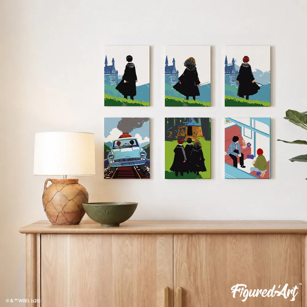 Figured'Art Harry Potter Zweinstein schilderen op nummer 15x20cm 6st