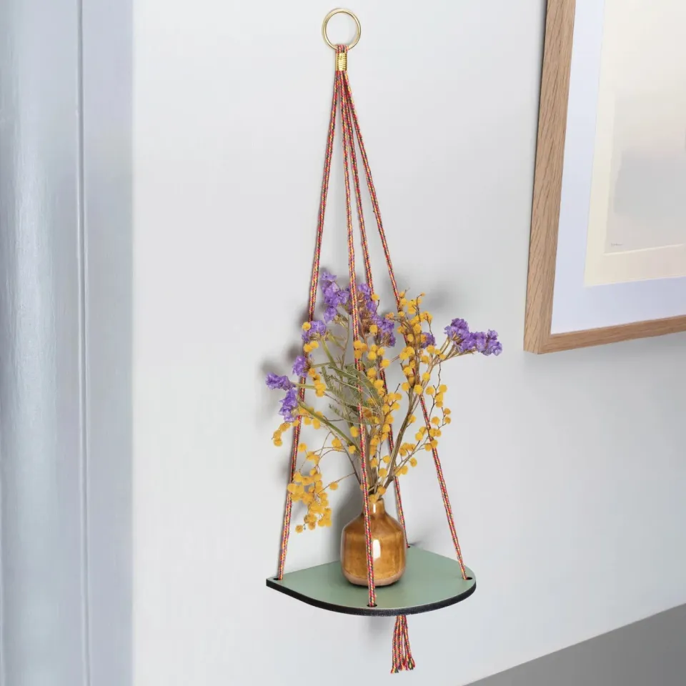 Studio Wald Small Plant Shelf plantenplank Green Wash 15 cm