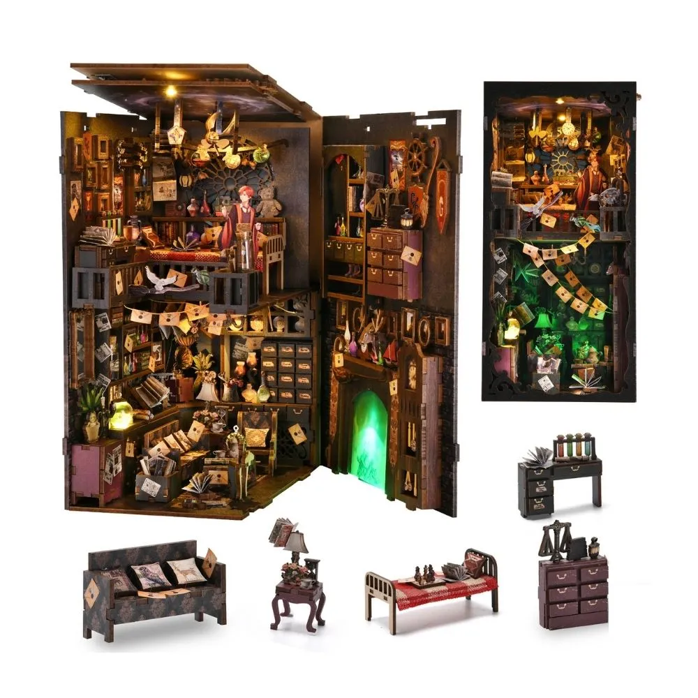 Figured'Art Magische Grot book nook 18x11x23 cm led
