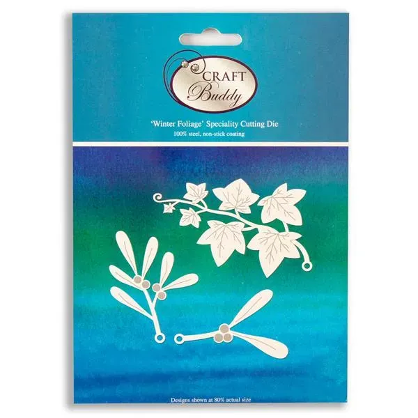 Craft Buddy Forever Flowerz Winter Foliage snijmallen 3-delig