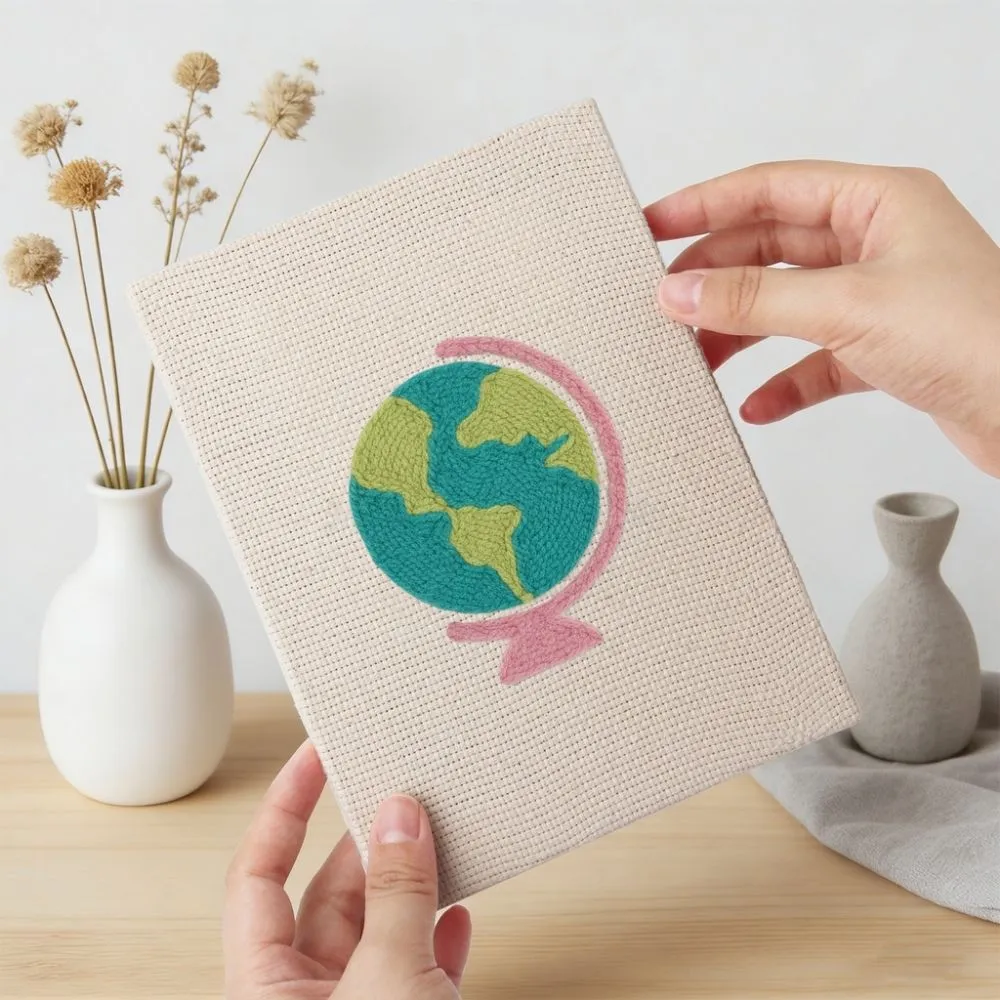 Figured'Art Creatieve Gereedschappen punch needle set 4 stuks met frames