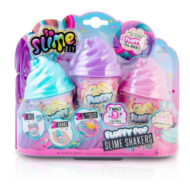 Canal Toys So Slime Fluffy Slime Shaker slijmset 3-pack