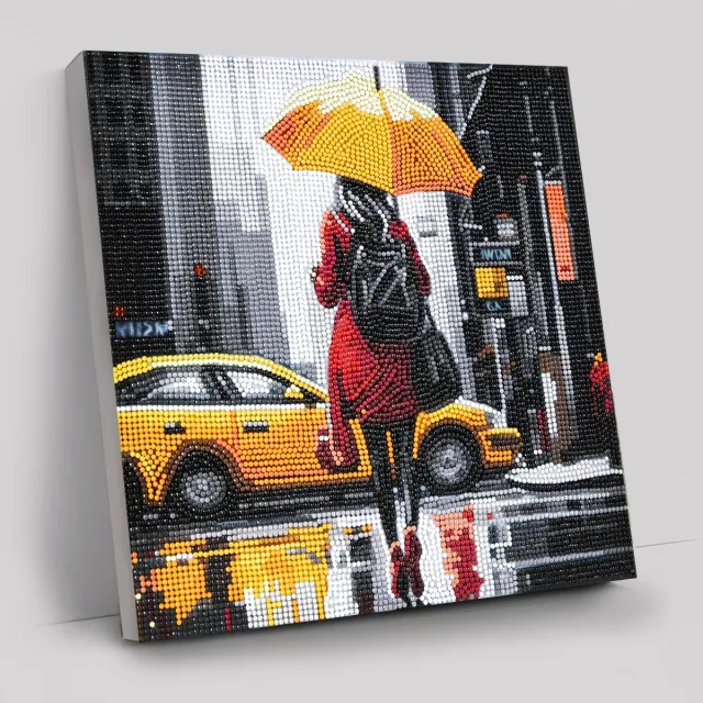 Craft Buddy Crystal Art City Reflections canvas 30x30 cm