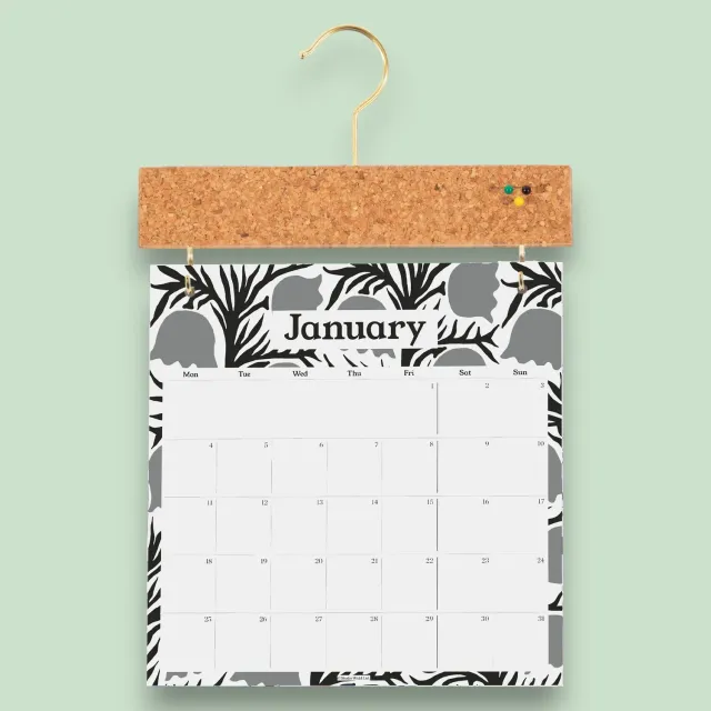 Studio Wald 2027 Pinboard Calendar kalender zwart kurk
