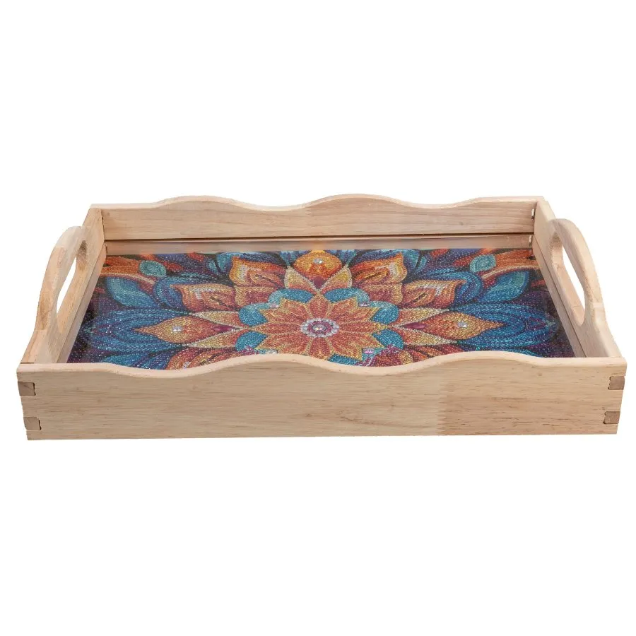 Craft Buddy Crystal Art Mandala dienblad 35x25 cm MDF
